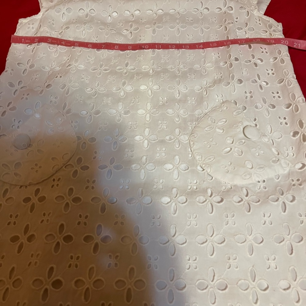 Madison Leigh White Eyelet Mini Dress - Picture 3 of 5